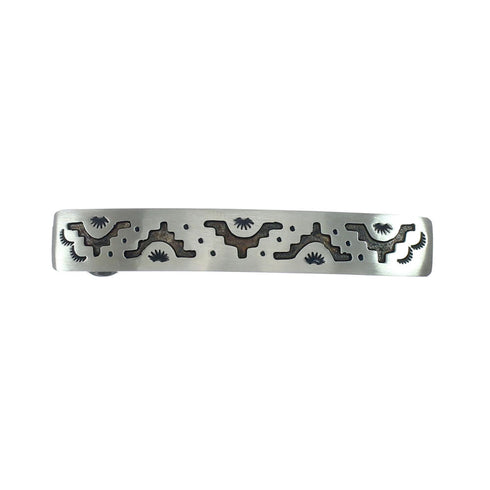 Native American Genuine Sterling Silver Hair Barrett NN20411